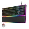 DURGOD TGK021 Mechanical Gaming Keyboard, 104 Keys Wired Keyboard with