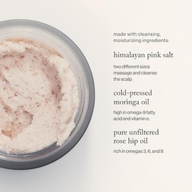 goop Beauty Scalp Scrub Shampoo | Scalp Exfoliator to Detoxify & Purify | Himalayan Salt Scrub, Moringa Oil & Rosehip Oil | Cleanses Hair of Product B