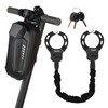 TOKCKYBL Heavy Duty Electric Scooter Lock with Scooter Bag -