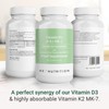 Hey Nutrition Vitamin D3 & K2 MK-7-100ug Each with MCT