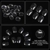 600 PCS Children False Nails, 10 Sizes Clear False Nails