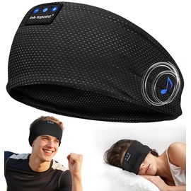 ink-topoint Sleep Headphones Bluetooth 5.4 Headphones, Sports Earphones with Ultra-Thin HD Stereo Speaker, Breathable Sports Headphones for Workout Running, Sleeping, Ideal Gifts for Men Women