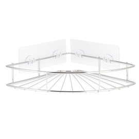 Stainless Steel Bathroom Corner Shelf Shower Shampoo Soap Storage Organizer Rack Holder