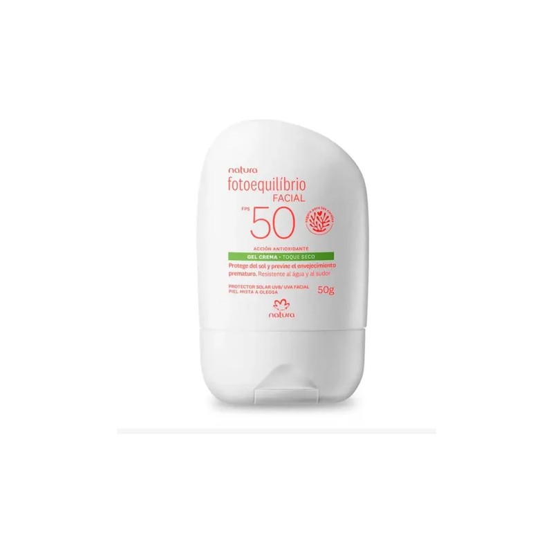 Natura Protector Solar Rostro Fps 50 Uva/uvb Piel Grasa 50g