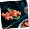 MAGICLULU 200pcs Sashimi Leaves Sushi Decorative Grass Fake Leaves for