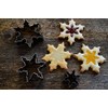 Neustanlo Snowflake Cookie Cutter Ice Crystal Set of 3 Stainless