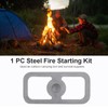 1PC Outdoor Survival Camping Hunting High carbon Steel Fire Starting
