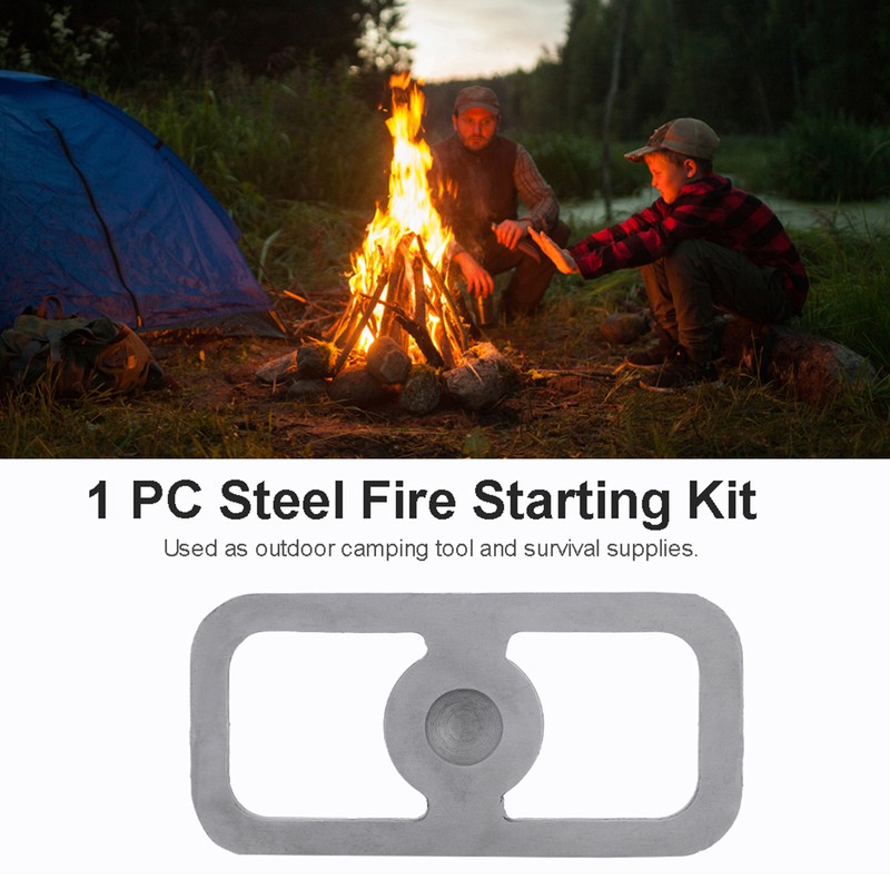 1PC Outdoor Survival Camping Hunting High carbon Steel Fire Starting