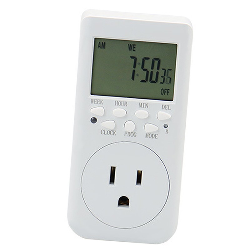 Timer Outlet Electric 24 Hour Indoor Plug in Outlet Timer