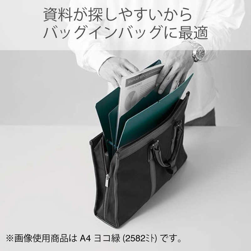 King Jim 2582-BK Document Holder, Sandit Storage, Approx. 250 Sheets,
