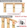 CKE 40 Pack Cable Railing Kit 4x4 Hand Swage Threaded
