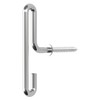 MOEBE WALL HOOK Wall Hook, Small, Small, 2 Pieces Brass