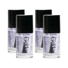 Gelden - Esmalte Tratamiento para Uñas, Brillo Protector de Acrilico [Acrylic Top Coat] 15ml - 4 Piezas