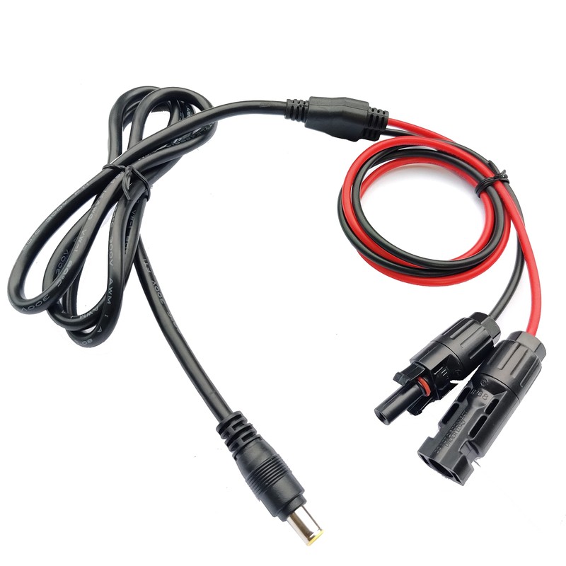 Solar Panel Connector to DC7909 8mm Adapter Cable Solar Connectors