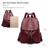 NICOLE & DORIS Women's Elegant Backpack Anti-Theft Backpack Handbags PU