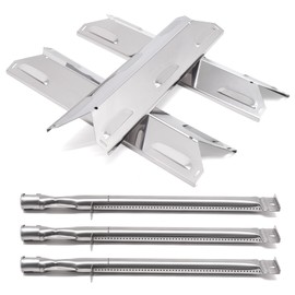 Adviace Grill Replacement Parts for Landmann 42170 42172 966686, Burners and Heat Plates for Landmann 3 Burner Grill