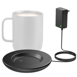 FEFAIA Charging Coaster 2 Compatible with Temperature Control Smart Mug 2 and 1/Travel Mug, Wireless Charger Power Dock Base for Home & Office