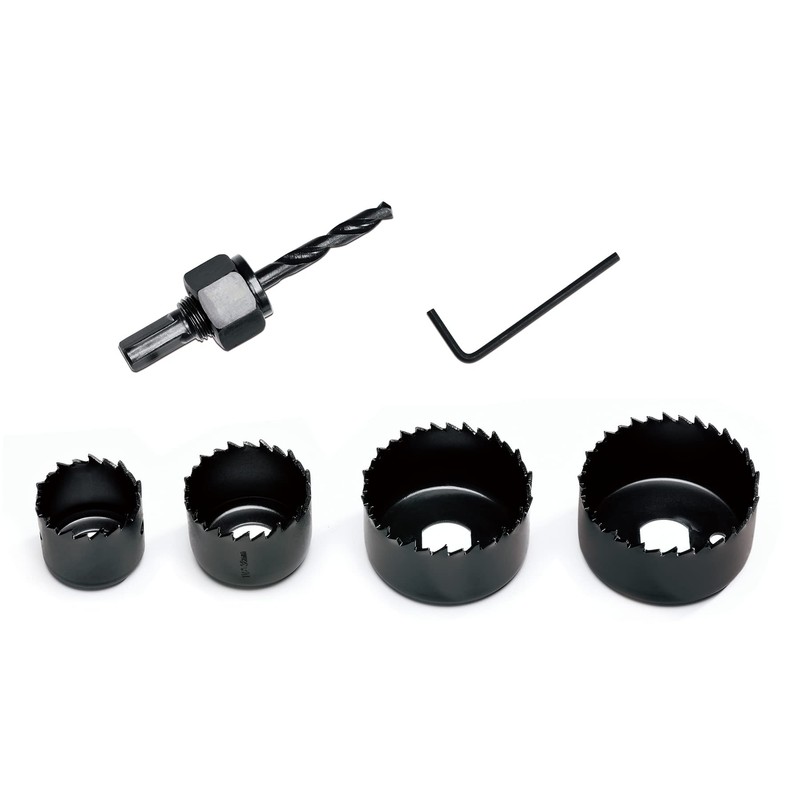 KATA 6PCS Hole Saw Kit 1-1/4" to 2-1/8"(32-54mm) Hole Saw