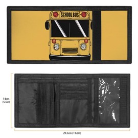 COEQINE Car Themes Backpack Purse For Men 3D School Bus Car Pattern Trifold Wallet Kids Boys BookBag Purse for Travel School