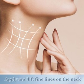 Lekgavd 6pcs Invisible Neck Tape Lifting Tape, Breathable Neck Strips for Wrinkle, Elastic Necklines Improve Patches for Men Women Necks Lifting, Skin Care, Makeup - Skin Color