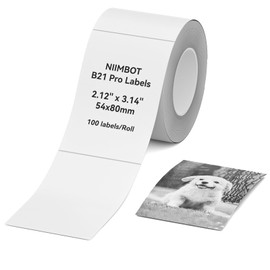 NIIMBOT Photo Stickers with Styled Border for B21 Pro HD Label Printer