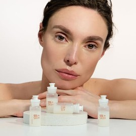 Suero facial antienvejecimiento inmersivo para la piel, suero peptdico para lneas finas y reduce las arrugas, cuidado de la piel antienvejecimiento...