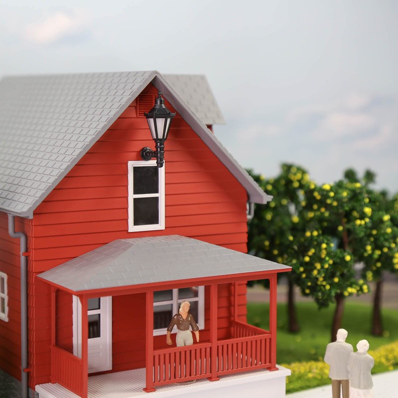 Evemodel LBD01 5pcs Model Railway 1:25 Outdoor Lamp Lattern Wall