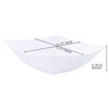 PLASTICPRO PLASTICPRO Disposable 128 ounce Square Serving Bowls, Party Snack