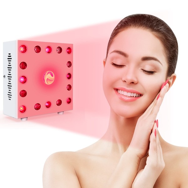 Red Light Therapy Infrared Light Therapy Device for Face & Body Red Near Infrared 630nm 660nm 850nm/115W High Power Output, for Skin Health, Improve Sleep, Pain Relief