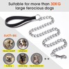 6FT Heavy Duty Dog Leash, Metal Dog Leash Dog Chain