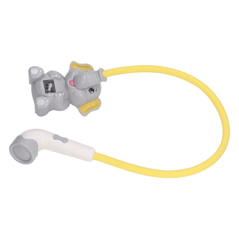 Baby Bath Shower Head with Thermometer Animal Shaped IPX7 Waterproof