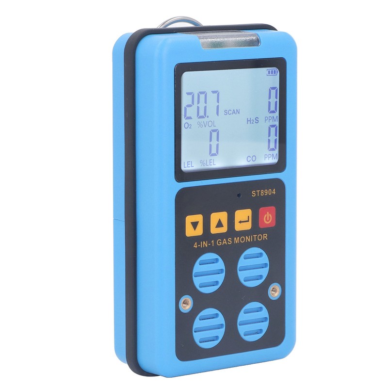 Gas Monitor 4 in 1 CO H2S O2 LEL Accurate