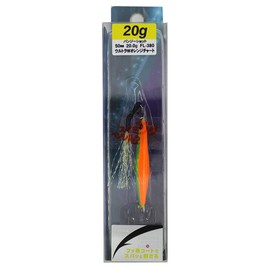 Bassday FL380 Metal Jig Bungee Shot 0.7 oz (20 g) Ultra W Orange Chart