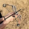 ZSHJGJR 6"/7.4"/7.9"/8.6" Compound Bow and Arrows Set for Target Shooting