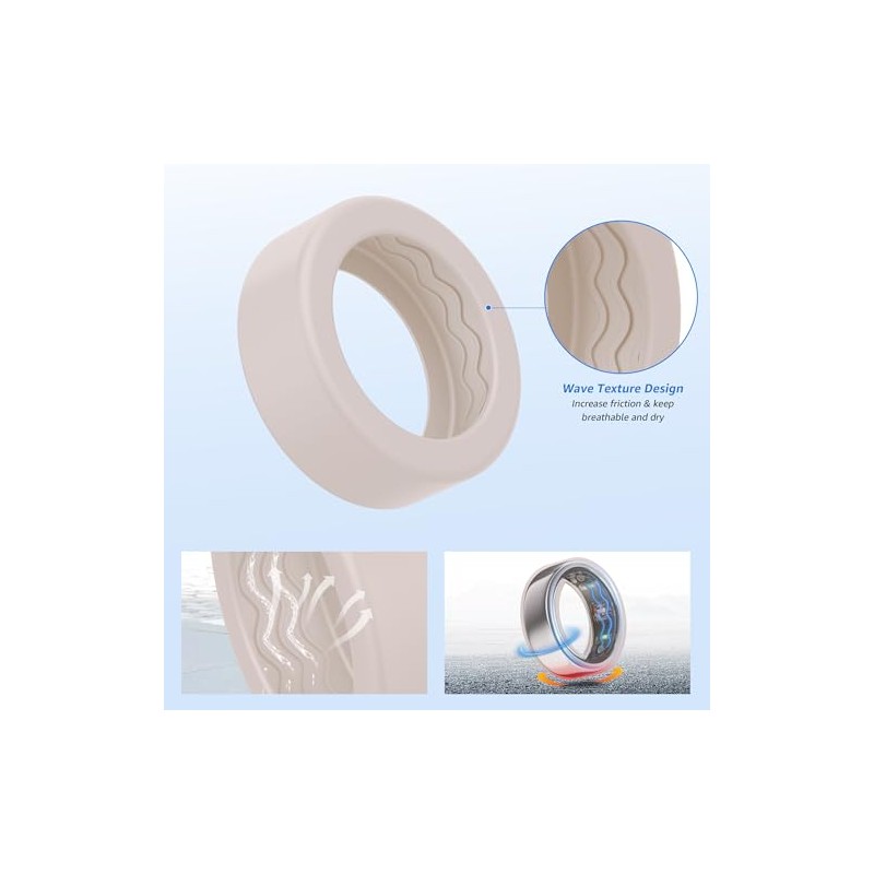 16 Pack Smart Ring Covers - Silicone Protector Cases for