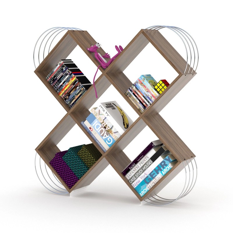 SavaHome Kalista Bookcase - White