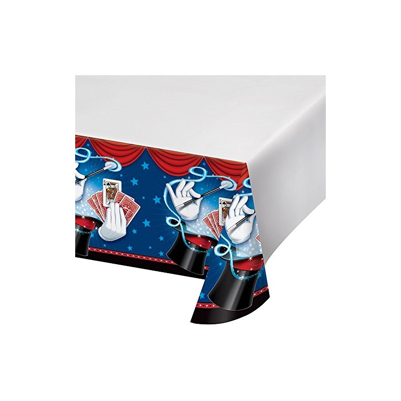 Creative Converting Plastic Tablecover, Magic Party