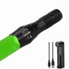 LUXJUMPER Green LED Flashlight One Mode Long Range Light LED