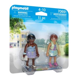 PLAYMOBIL City Life 70691 DuoPack Shopping Girls, from 4 Years