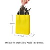 AWELL Mini Small Size Yellow Paper Bag with Handle Party