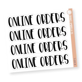 Online Orders Stickers, Dashboard Pages, Dash Board Notes, Goal Setting Planner Stickers, F1 (T-090-B)