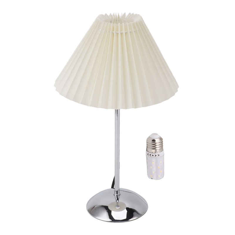 LED Table Lamp Metal Nightstand Bedside Lamp 3 Color with