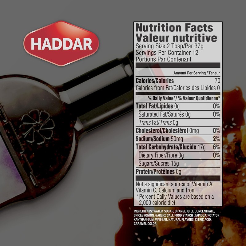 Haddar Sesame Style Sweet Teriyaki Sauce Marinade, 15oz (2 Pack)