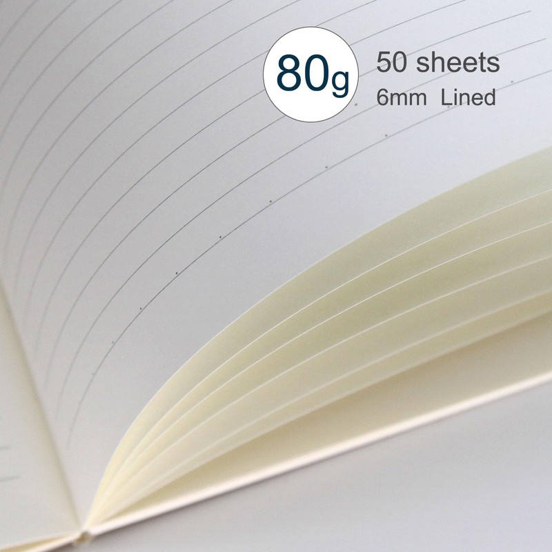 Soft Cover Journal Notebooks 6 Pack A5 Notebook College Ruled