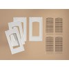 Auhagen 80709 Walls 2342F Plastered/Industrial Windows E Modelling Kit