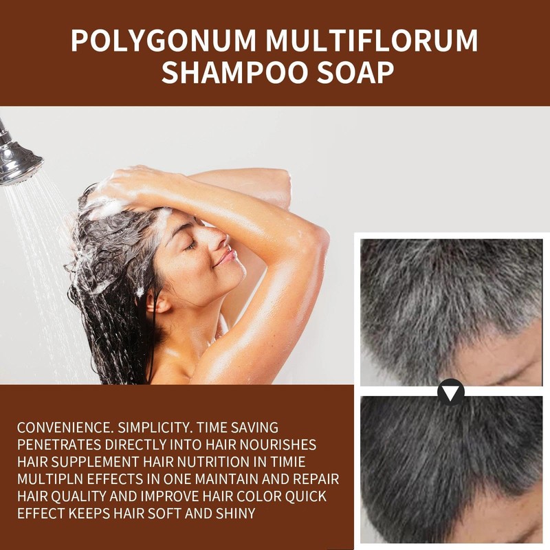 3PCS Ginger Hair Shampoo Bar - Revitalizing Growth, Improved Shedding,