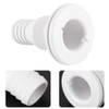 Thru Hull Fitting Through Hull 1‑1/4in Thru-Hull Connector Fitting White
