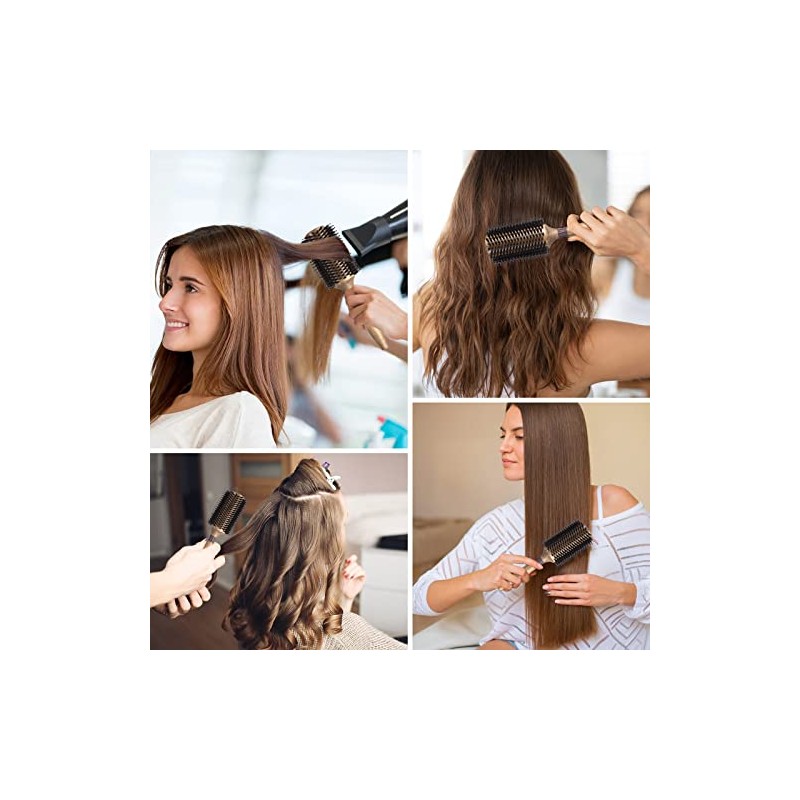 Cepillo de pelo redondo para mujeres u hombres, de secado