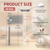 MateIJS 40PCS Heavy Duty Drywall Anchors with Bolts for 1/4"-20,