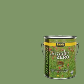 Rodda Paint CASCADIA ZERO Interior Semi-Gloss Paint & Primer in One, 1-Gallon, Green Knoll